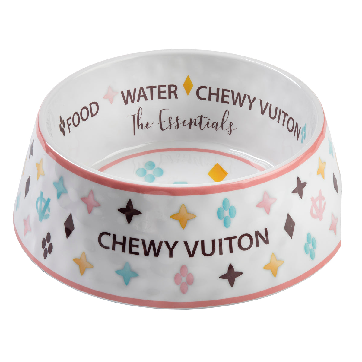 Checker Chewy Vuiton Bowl