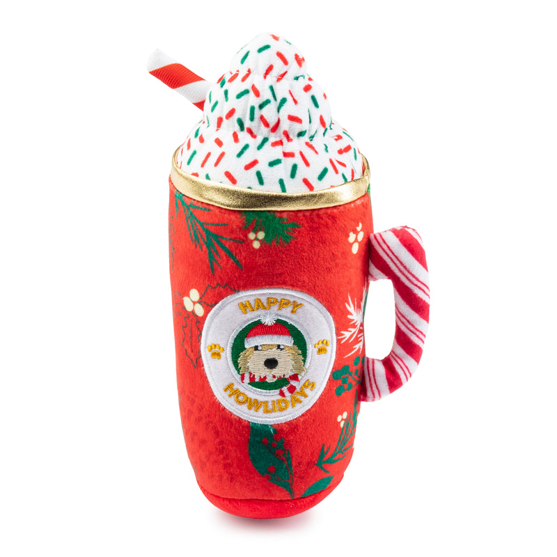 Howliday Cheer Mug Holiday Christmas Plush Dog Toy