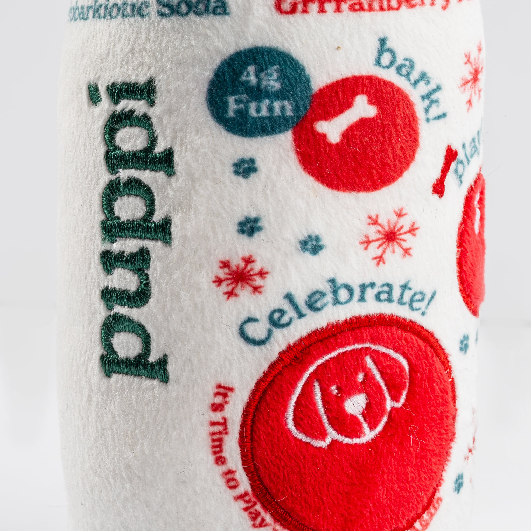 Puppi Grrranberry Fizz Holiday Plush Dog Toy – Haute Diggity Dog