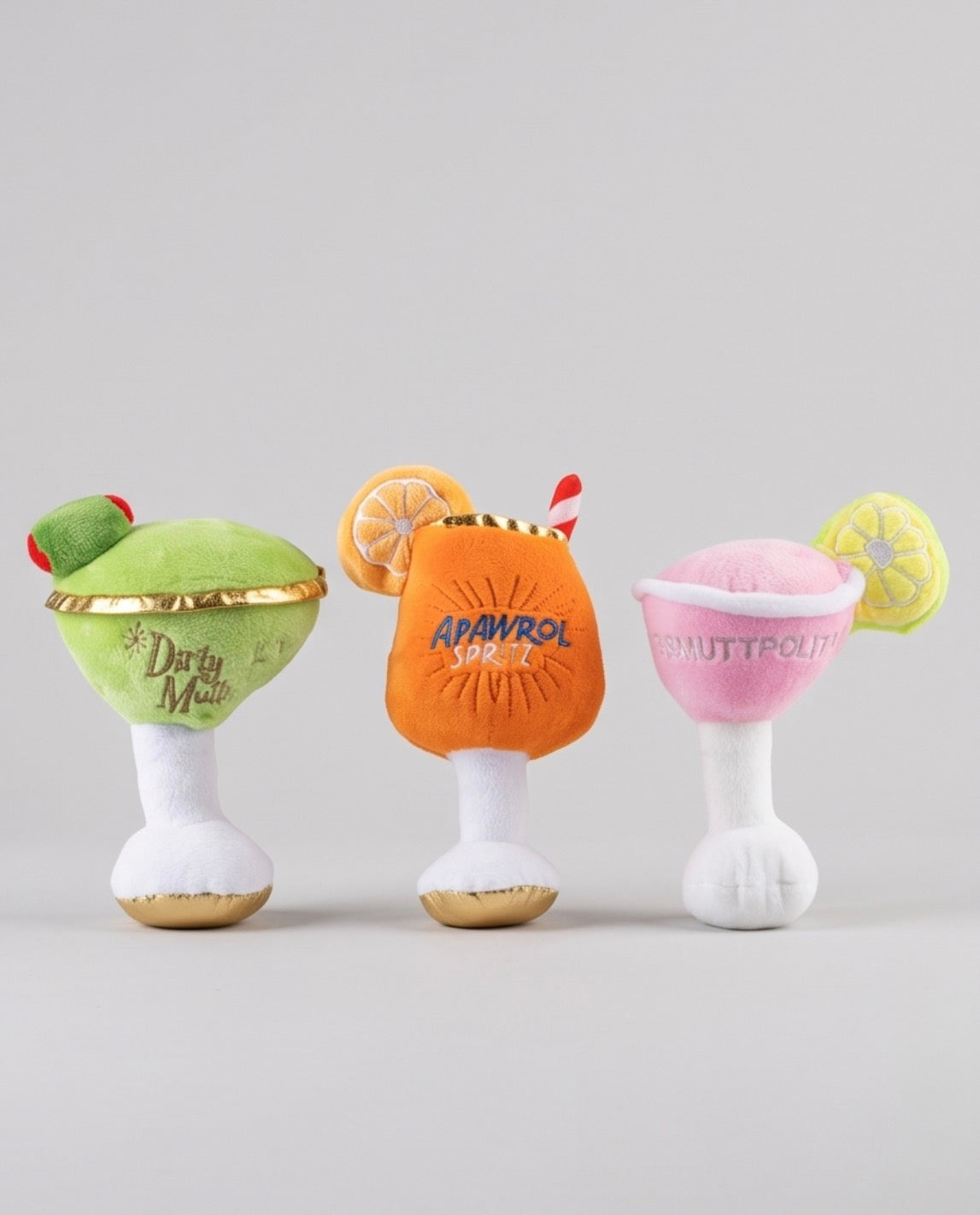 Shaken, Not Stirred: Parody Muttini Bar Plush Toy for Classy