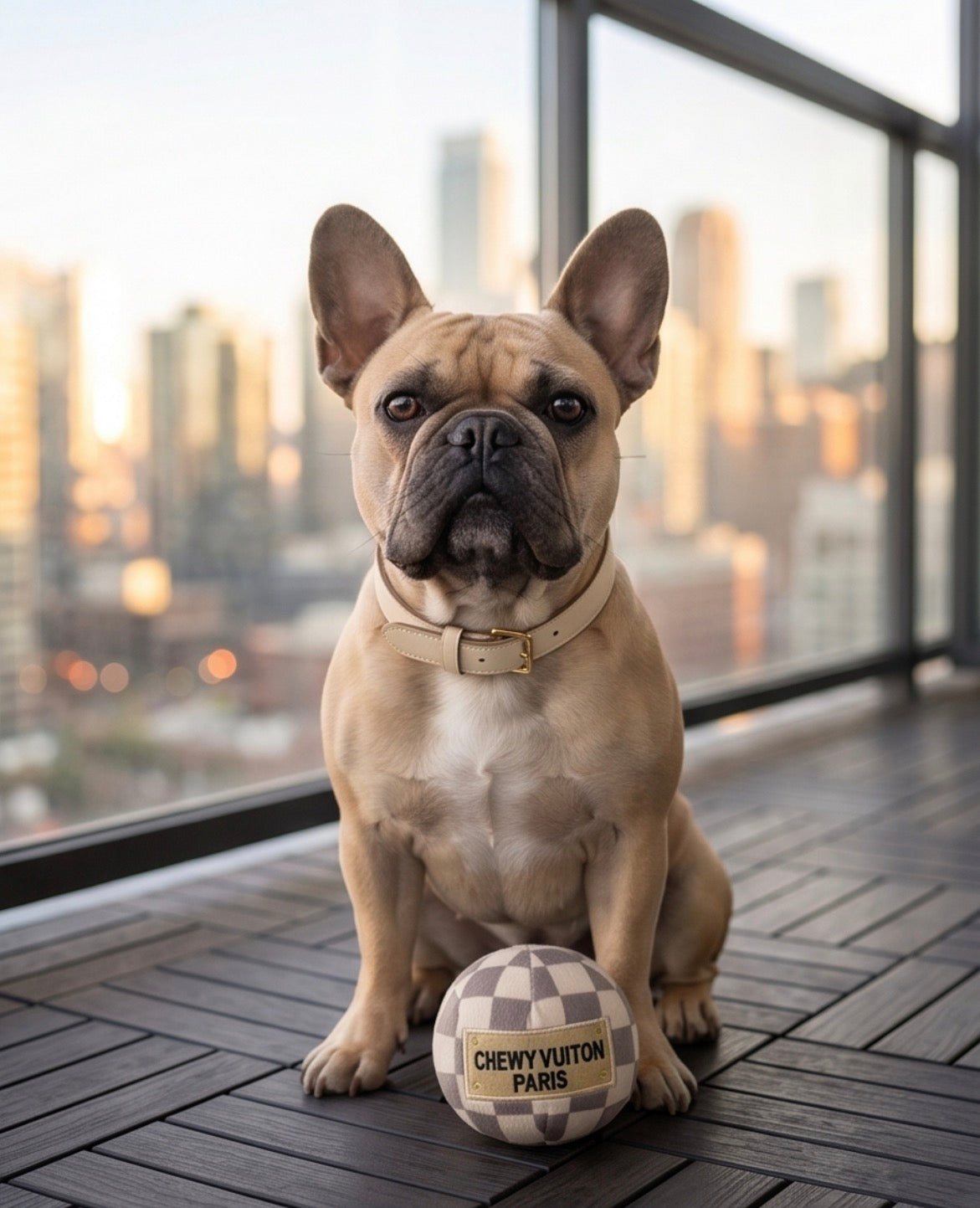 Pampered Pooch Perfection: Parody Chewy Vuiton Plush Dog Toys