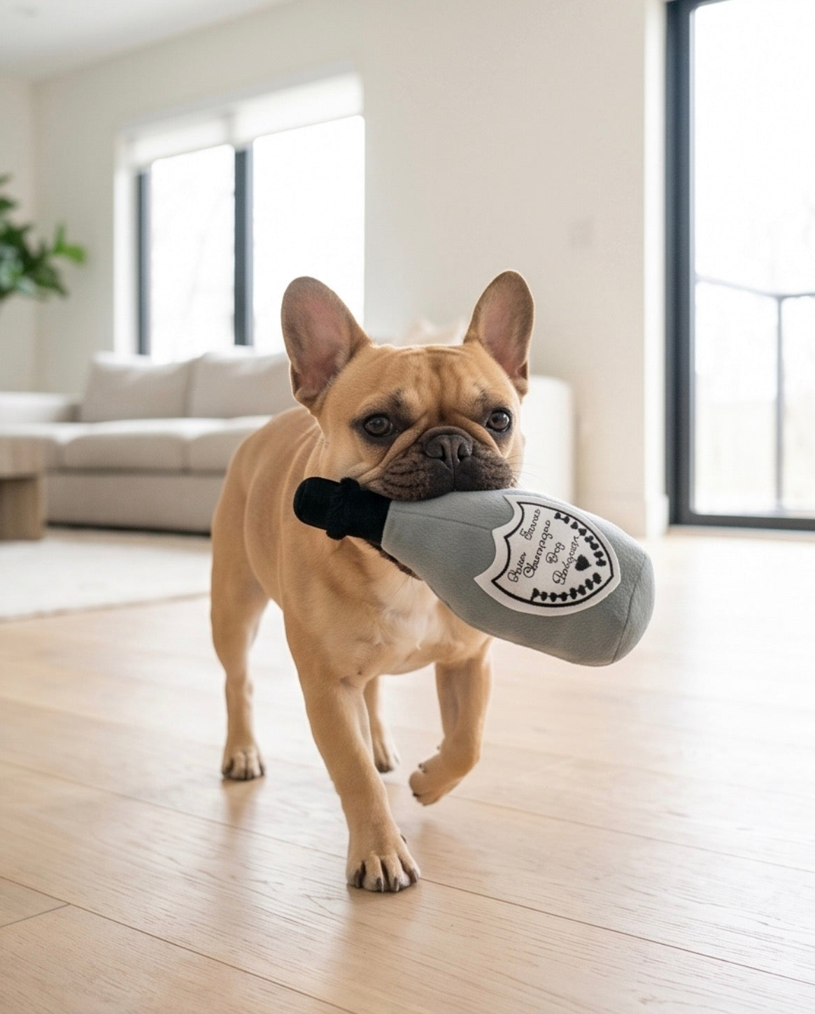 Mix & Mingle: Parody Muttini Bar Plush Dog Toy for Social Pooches