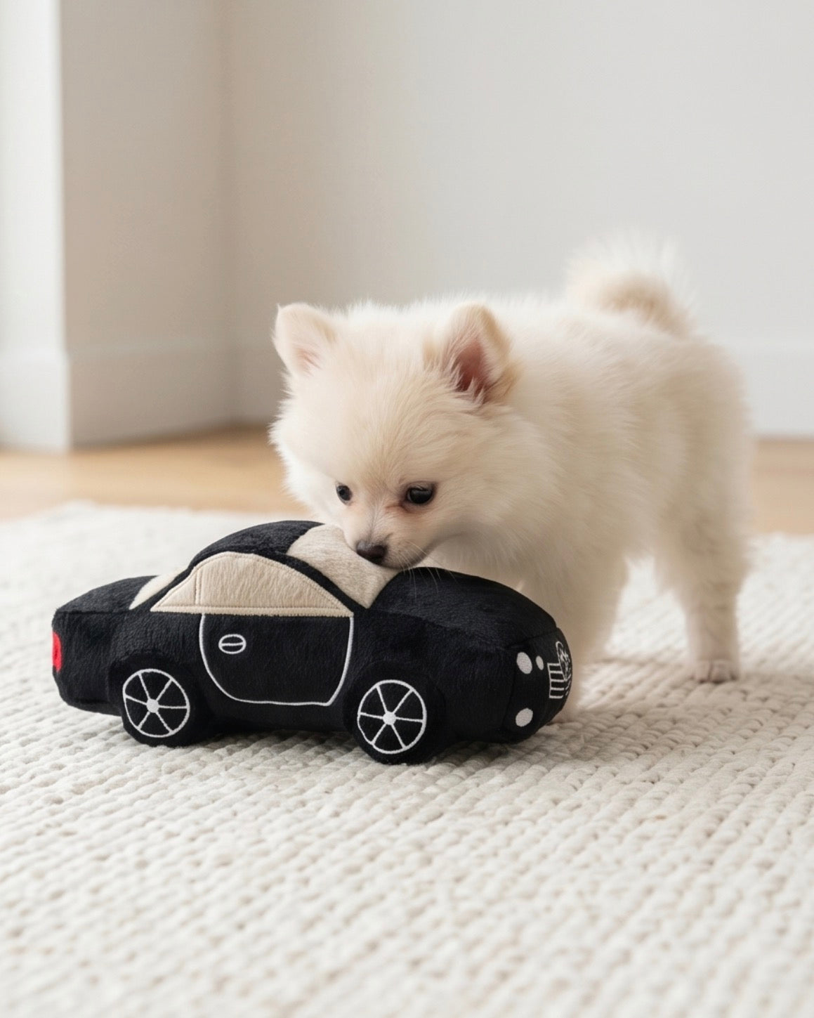 Playful Parodies: Designer-Inspired Plush Toys for Dogs with Style