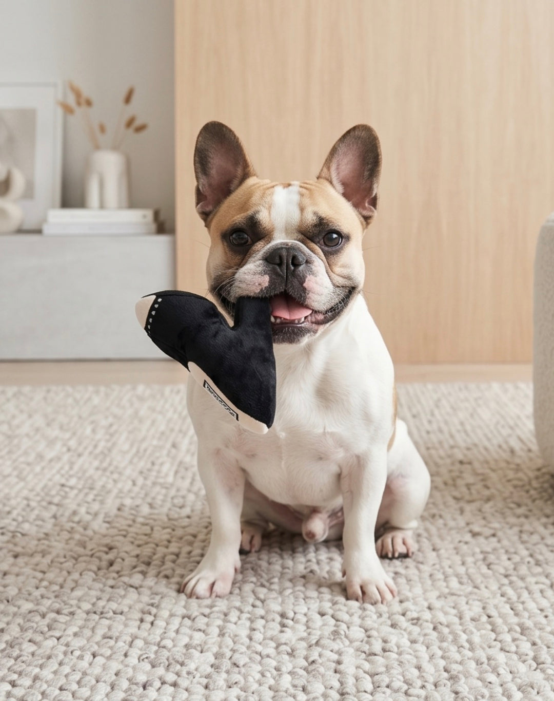 Designer-Inspired Fuzzy Friends: Parody Plush Dog Toys for