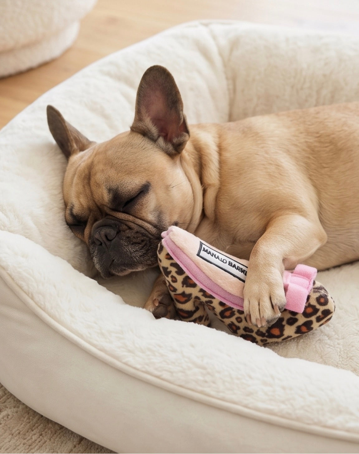 Fashionable Fluff: Parody Designer Plush Dog Toys for Fur-ocious