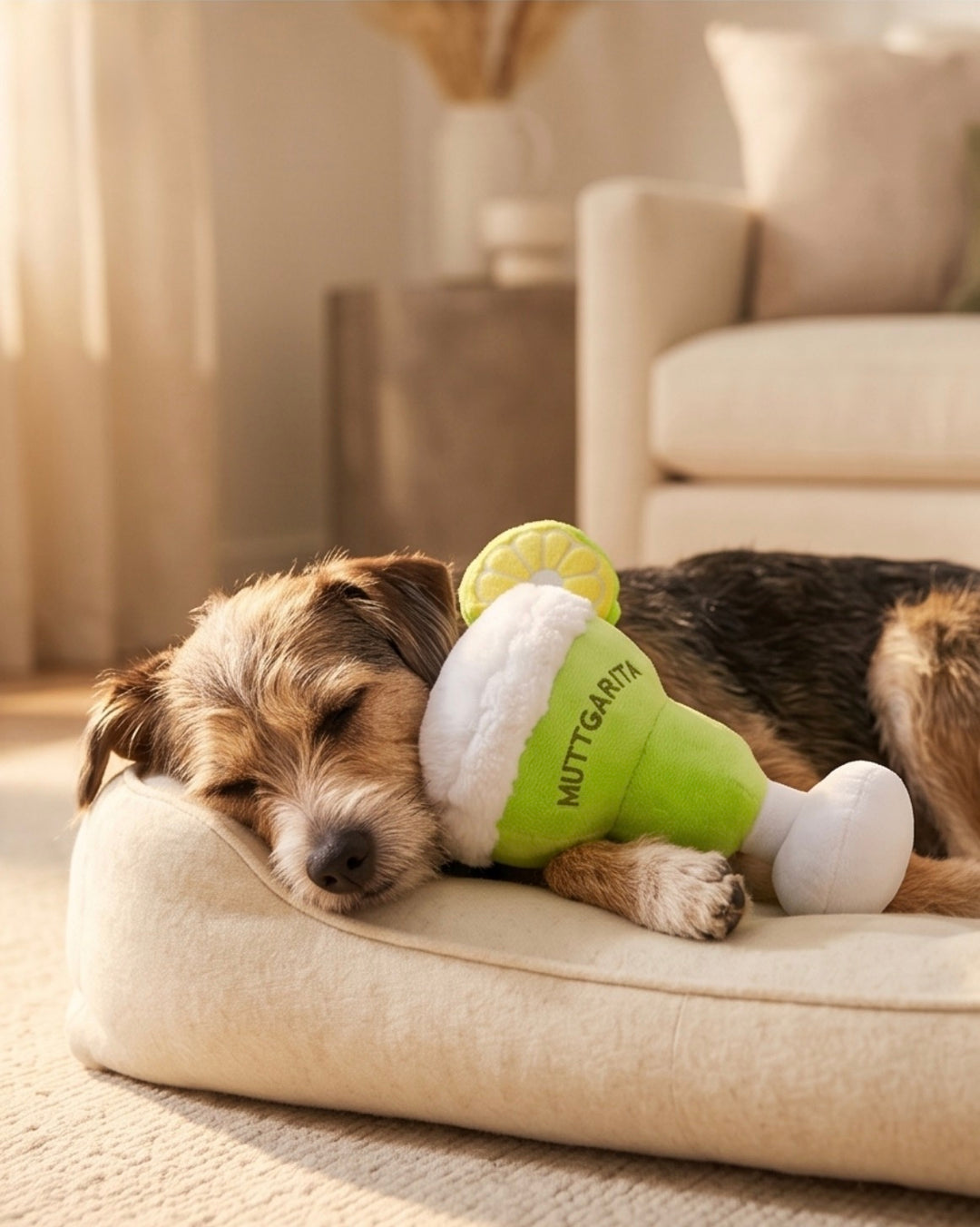 Mix & Mingle: Parody Muttini Bar Plush Dog Toy for Social Pooches