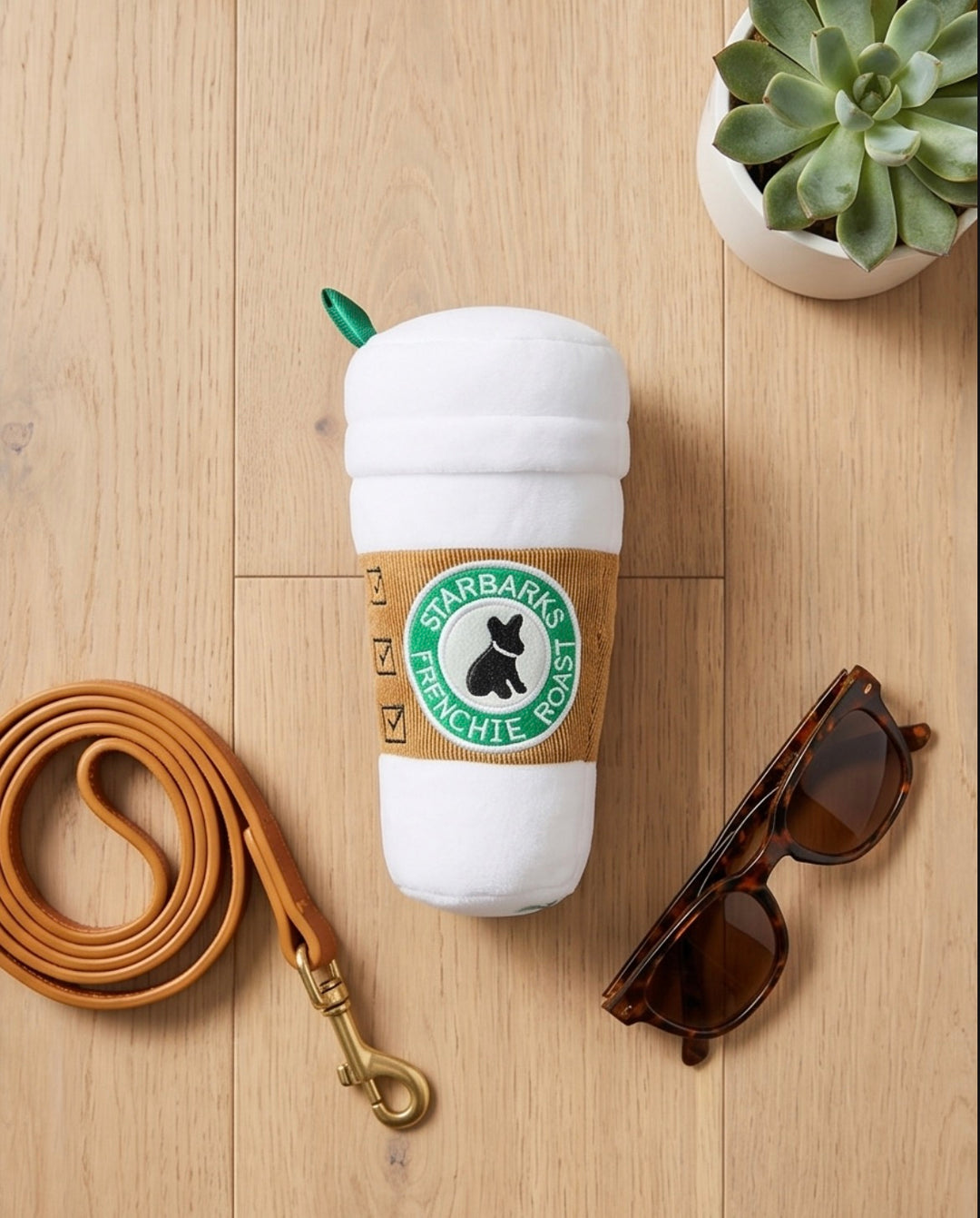 Coffee Lover's Delight: Parody Coffee Plush Toy for Java-Sipping