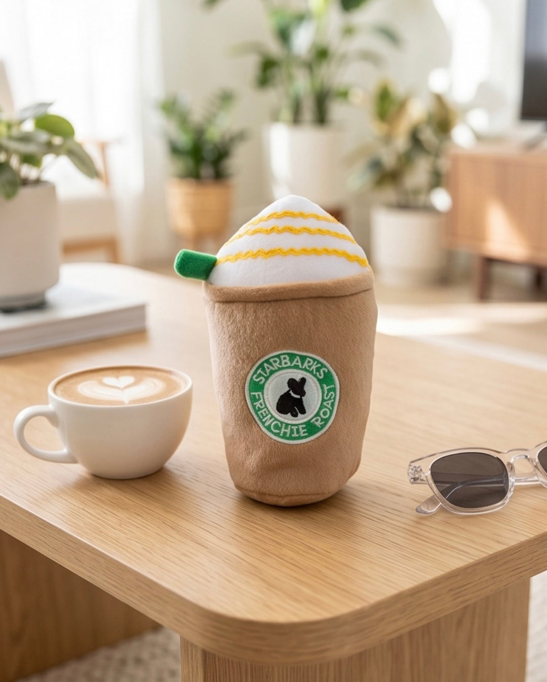 Coffee Lover's Delight: Parody Coffee Plush Toy for Java-Sipping