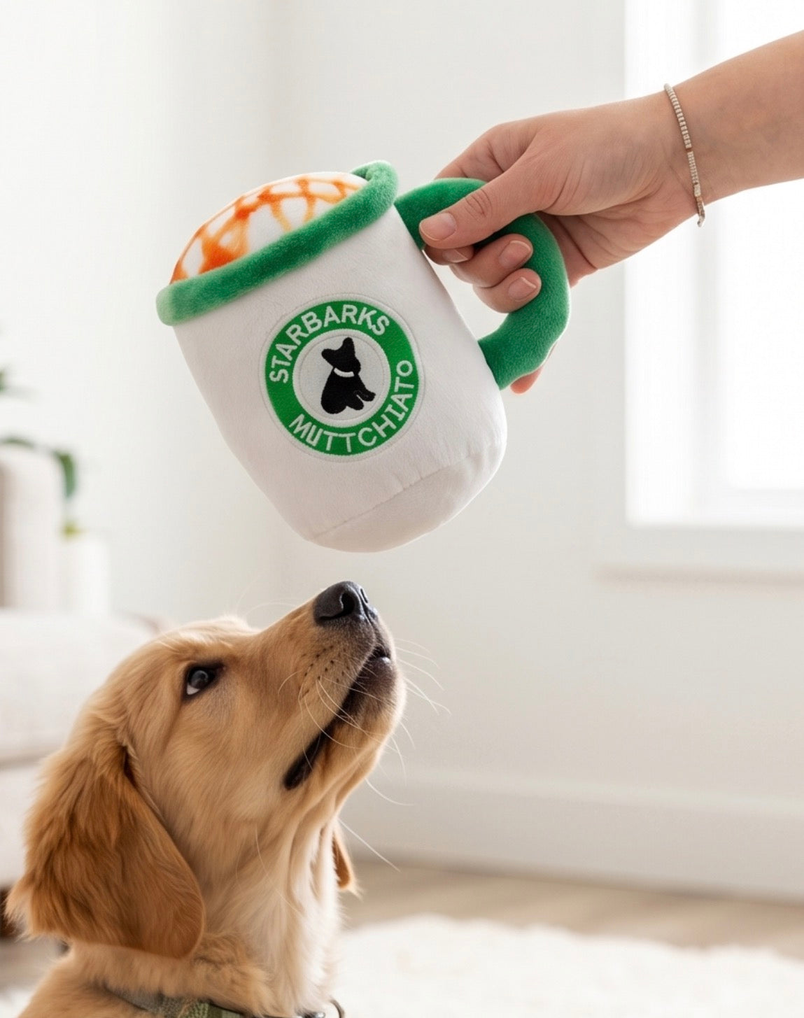 Coffee Lover's Delight: Parody Coffee Plush Toy for Java-Sipping