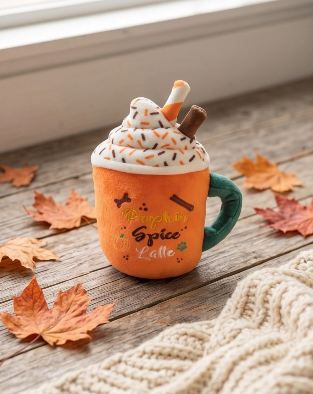 Pawsome Pumpkin Spice: Parody Fall Plush Dog Toys for Cozy Canines