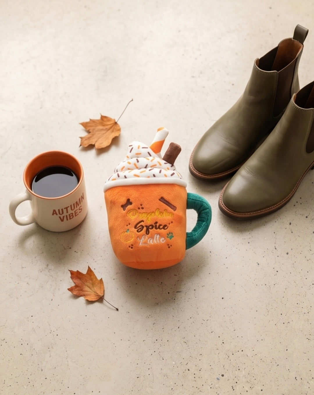 Pawsome Pumpkin Spice: Parody Fall Plush Dog Toys for Cozy Canines
