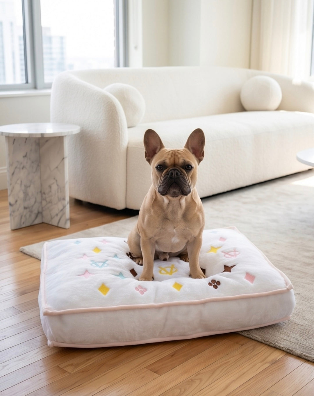 Luxury Paws: Parody Chewy Vuiton Designer Plush Dog Beds – Haute