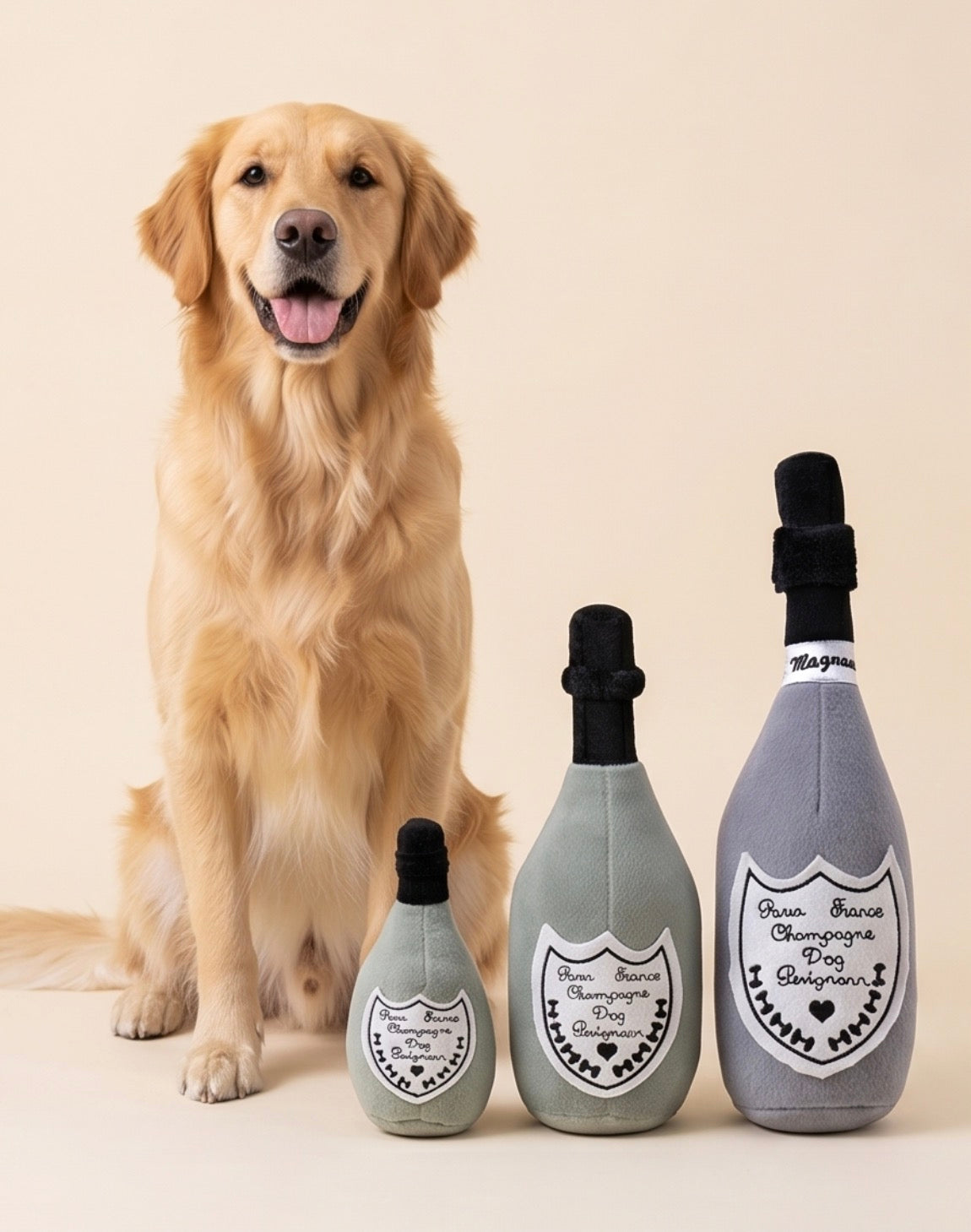 Mix & Mingle: Parody Muttini Bar Plush Dog Toy for Social Pooches
