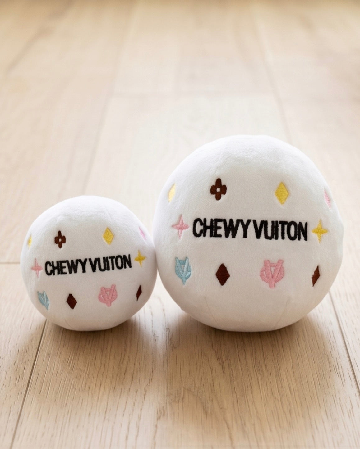 Luxury Paws: Parody Chewy Vuiton Designer Plush Dog Toys – Haute