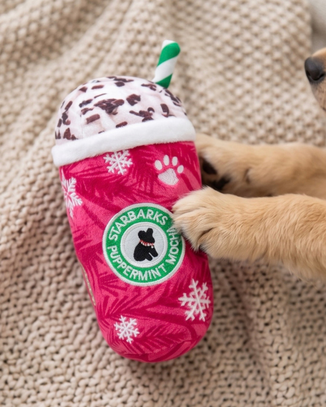 Santa's Little Helper: Parody Holiday Plush Dog Toys for Merry