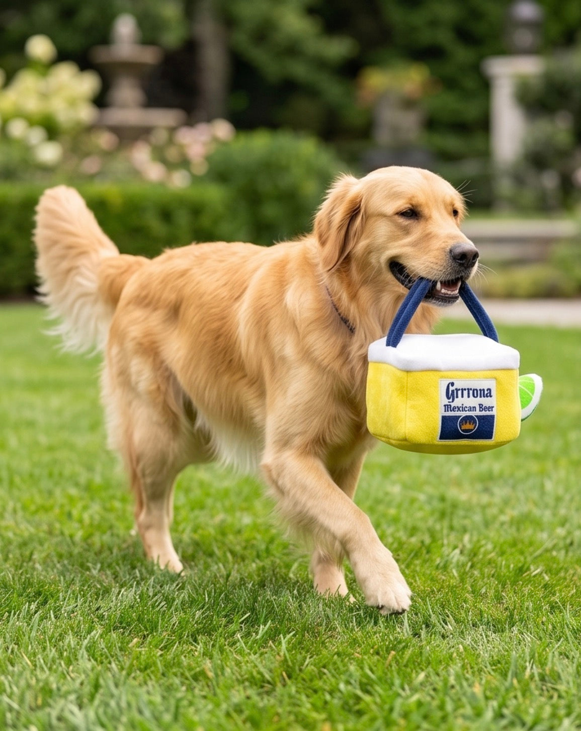 Mix & Mingle: Parody Muttini Bar Plush Dog Toy for Social Pooches