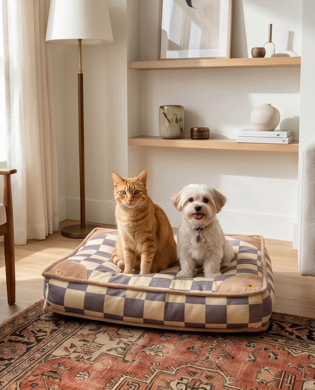 Pampered Pooch Perfection: Parody Chewy Vuiton Plush Dog Beds