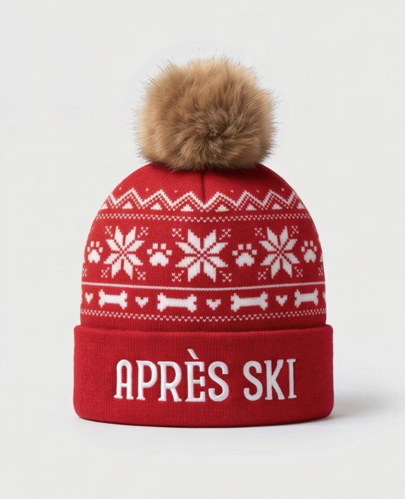 Apres Ski Pom Pom Hat