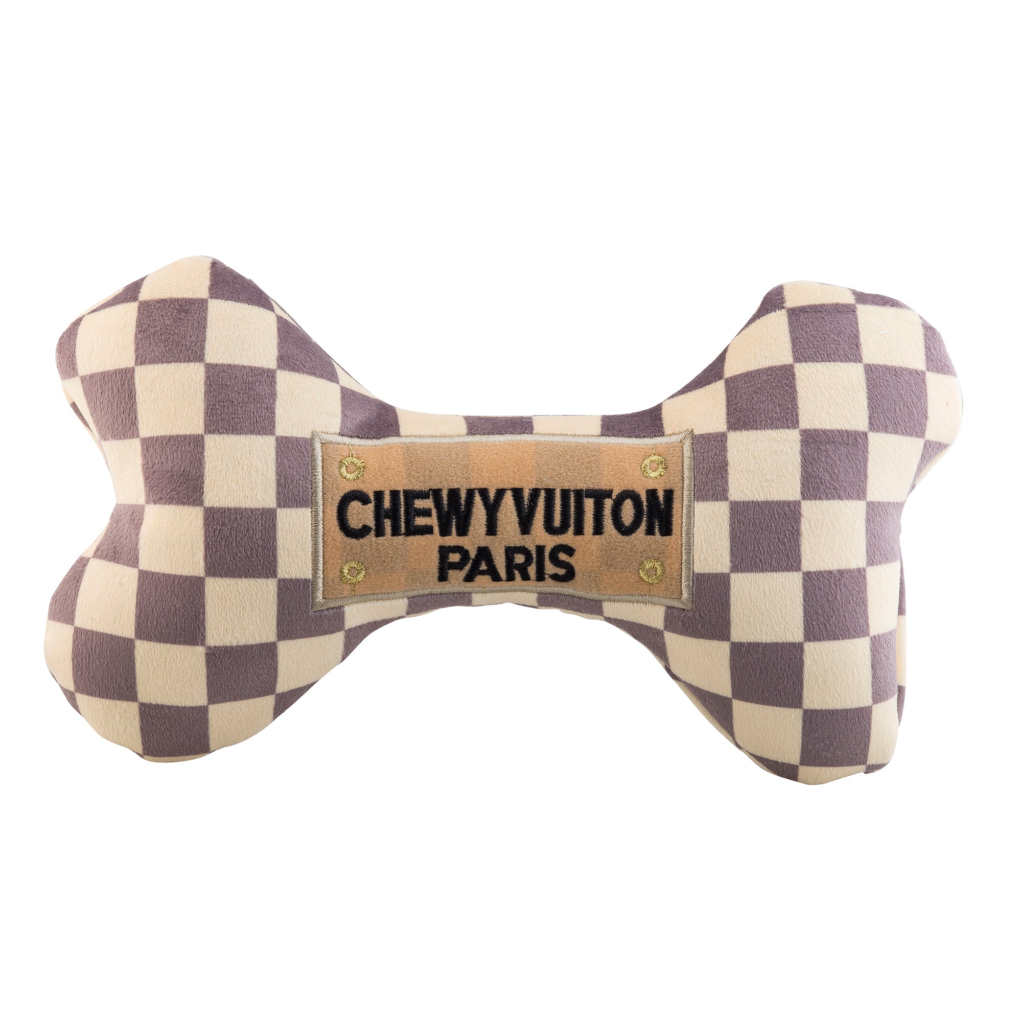 Chewy Vuiton Monogram Bone Toy in Black