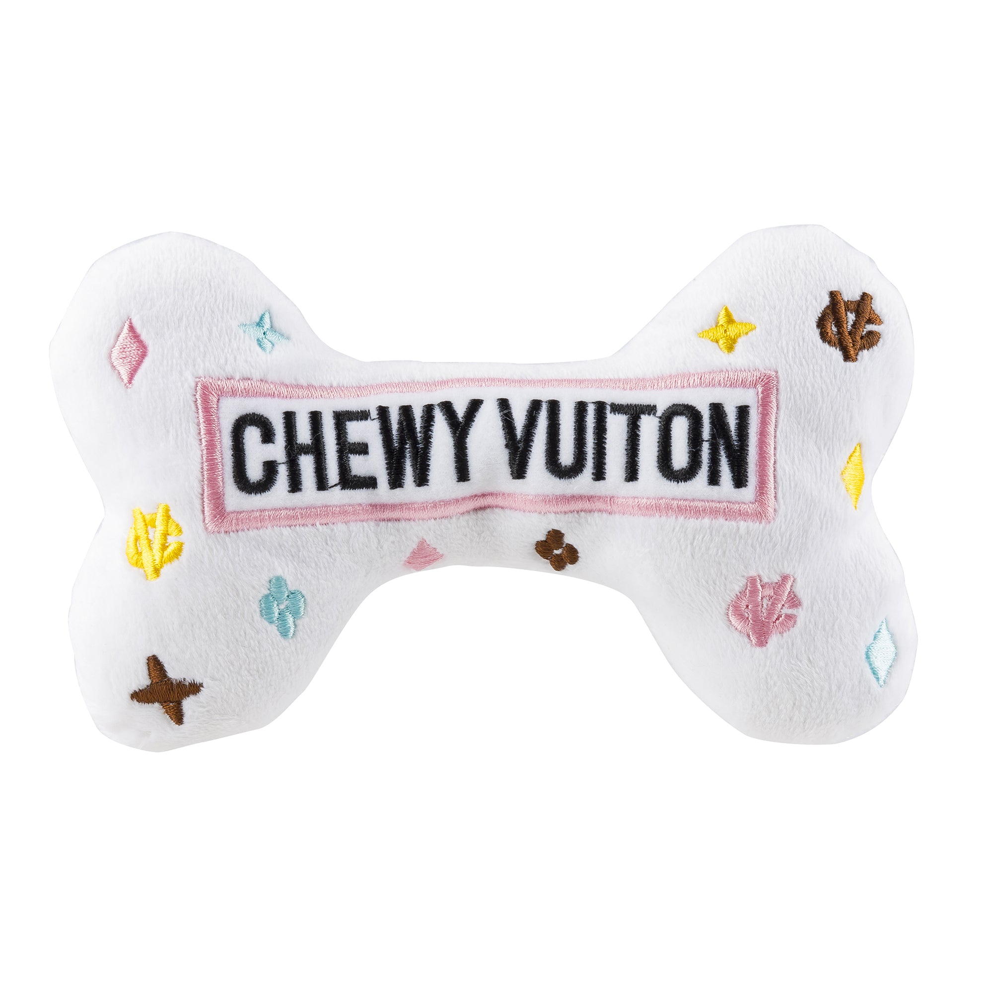 Luxury Paws: Parody Chewy Vuiton Designer Plush Dog Toys – Haute