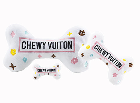 Luxury Paws: Parody Chewy Vuiton Designer Plush Dog Toys – Haute