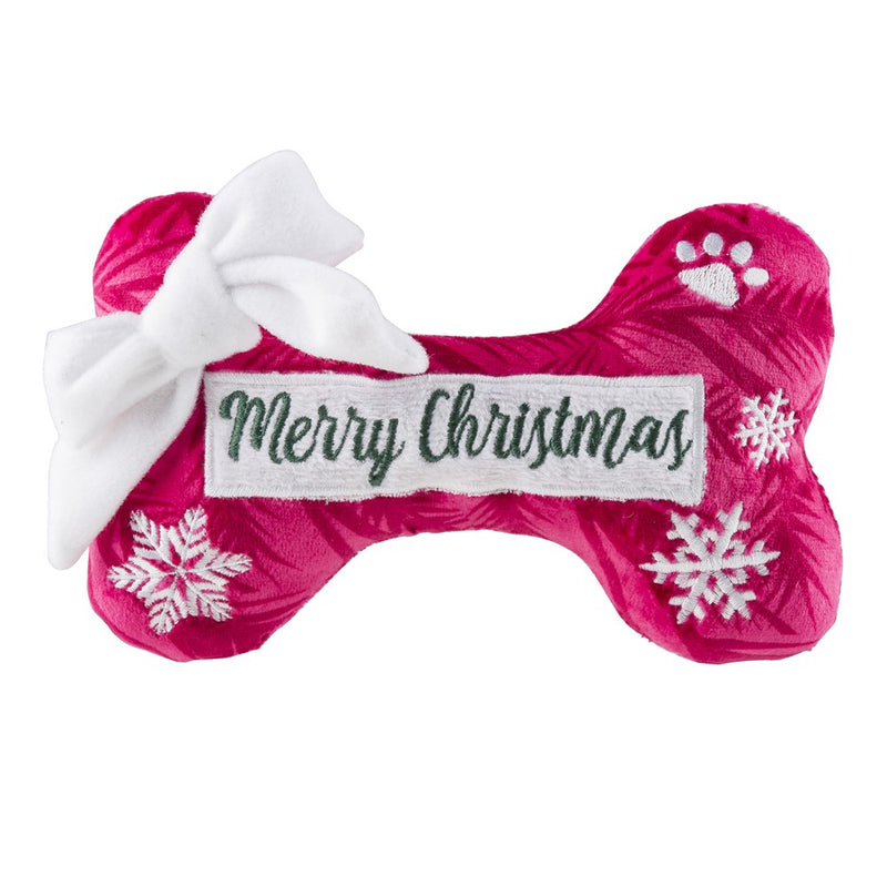 Puppermint Bone - Merry Christmas Plush Dog Toy Holiday
