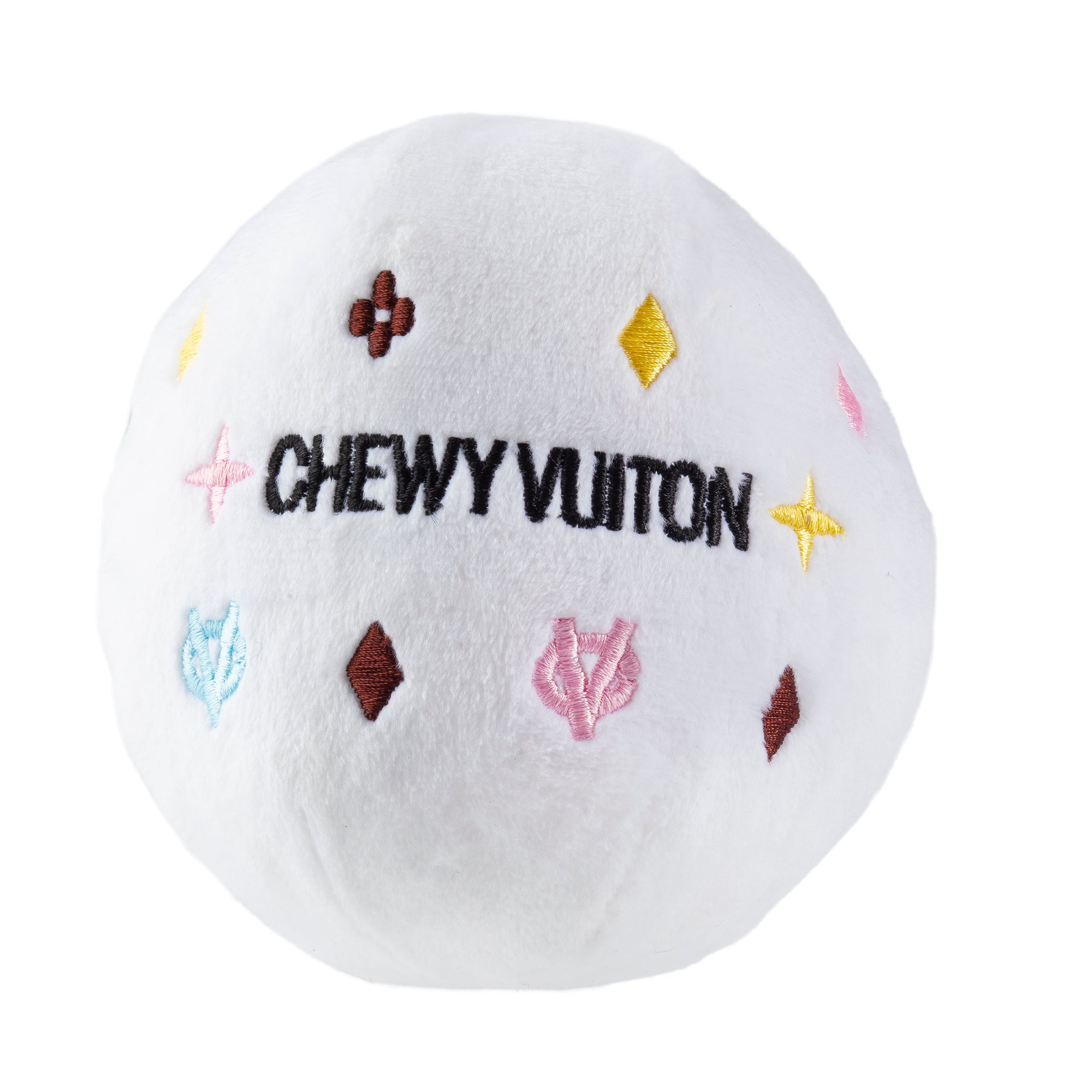 Luxury Paws: Parody Chewy Vuiton Designer Plush Dog Toys – Haute