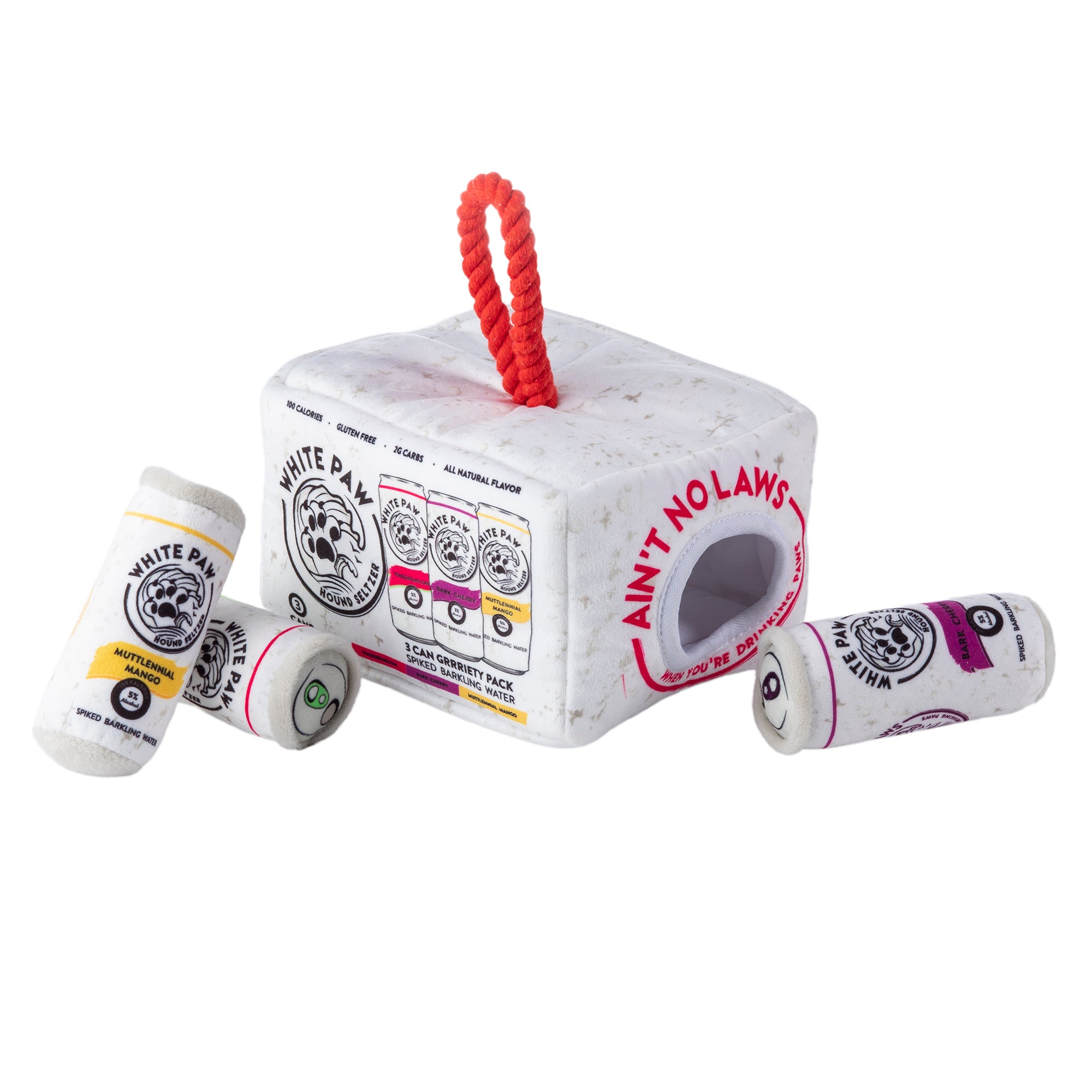 Mix & Mingle: Parody Muttini Bar Plush Dog Toy for Social Pooches