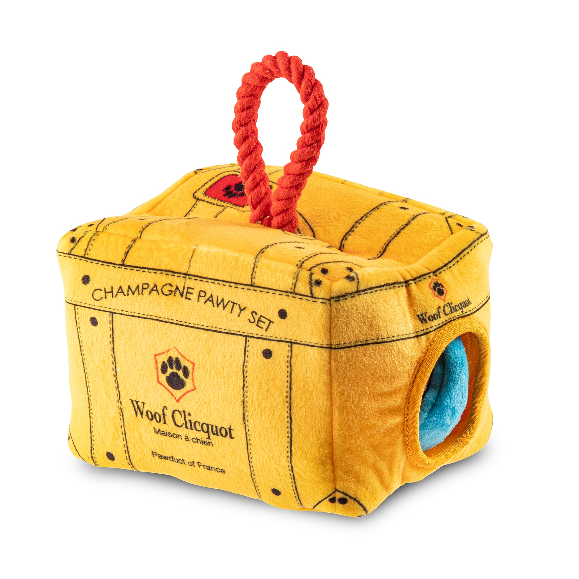 Mix & Mingle: Parody Muttini Bar Plush Dog Toy for Social Pooches