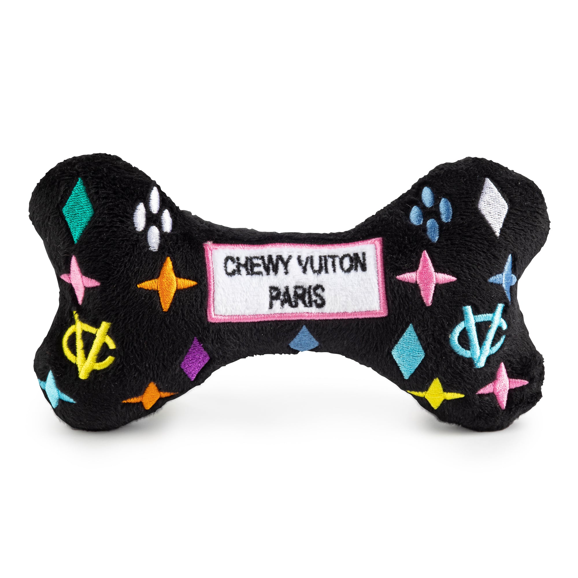 Checker Chewy Vuiton Paris Bone Dog Toy – Pet Empire and Supplies