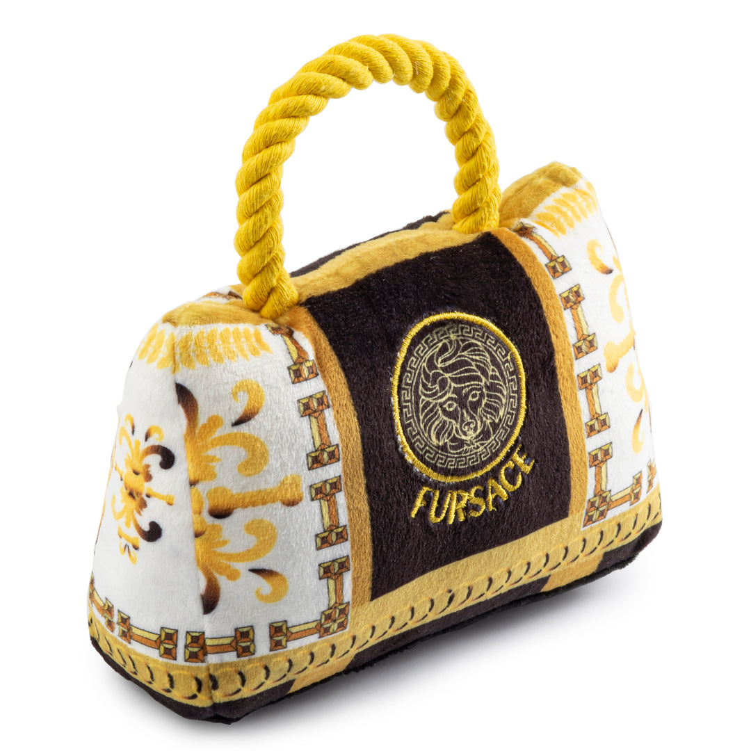 Designer-Inspired Fuzzy Friends: Parody Plush Dog Toys for