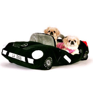 Designer-Inspired Fuzzy Friends: Parody Plush Dog Beds for
