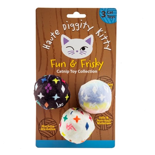 KV Balls (Monogram) Catnip Toys – Haute Diggity Dog